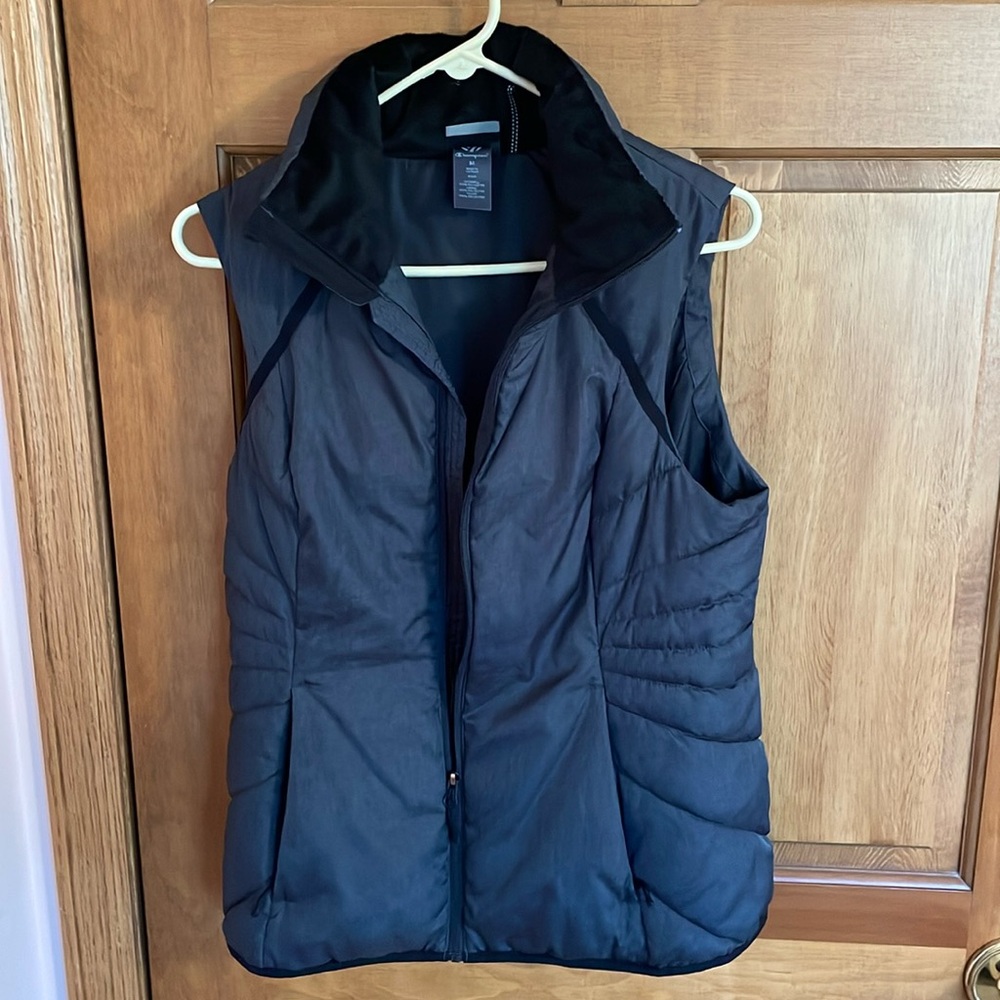 Dark gray Champion brand puffer vest